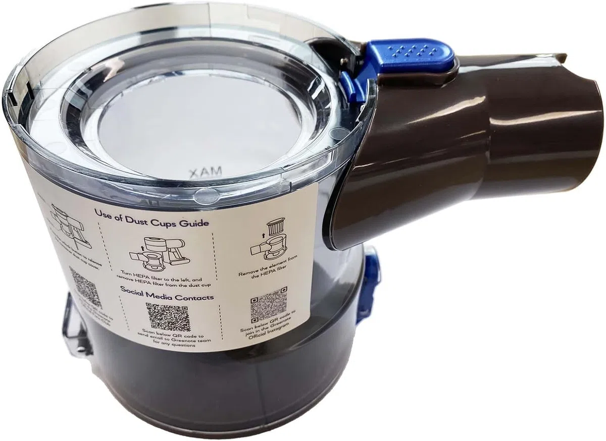 Greenote EcoVac - Contenitore per sporco da 1,2 l, compatibile con GSC60